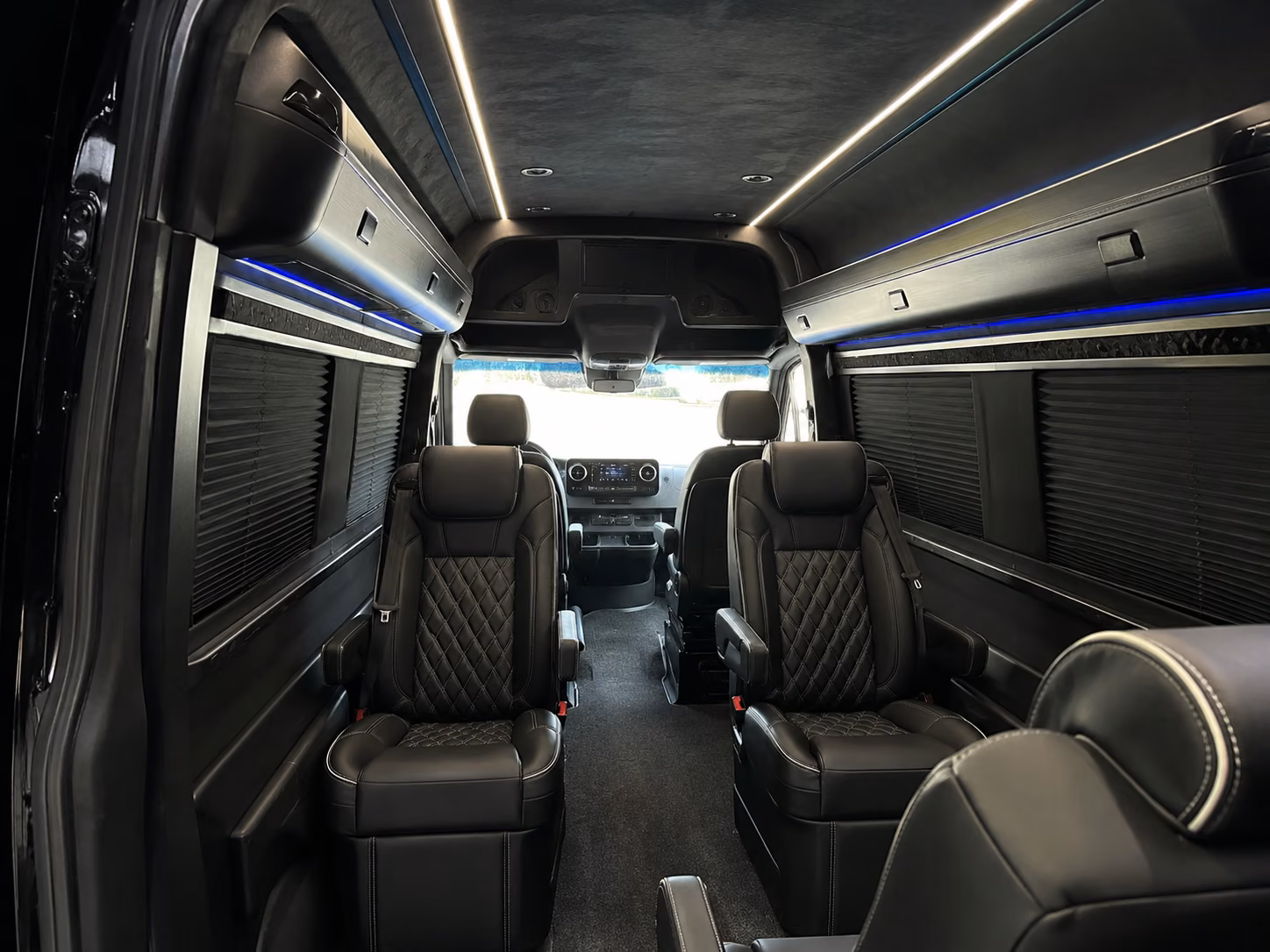 tyler private event transportation onboard seating